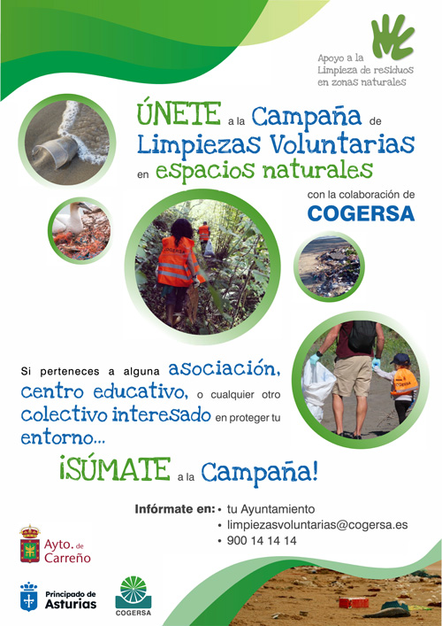 Campaña de limpiezas voluntarias en espacios naturales